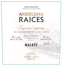 Andeluna Cellars - Raices Malbec Limited Edition (750ml) (750ml)