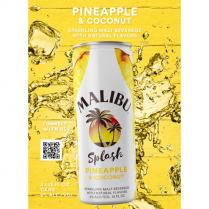 Malibu Splash - Pineapple & Coconut Sparkling Cocktail 2011 (4 pack 11oz cans) (4 pack 11oz cans)
