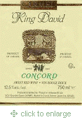 Carmel - King David Concord Kosher (750ml) (750ml)