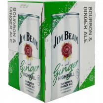 Jim Beam - Classic Highball Bourbon & Ginger Ale (4 pack 355ml cans) (4 pack 355ml cans)