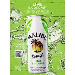 Malibu - Splash Lime Coconut 4pk Cans 2011 (414)
